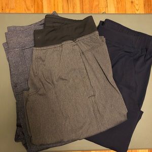 Bundle of 3 lululemon: Commission Pants/size Small